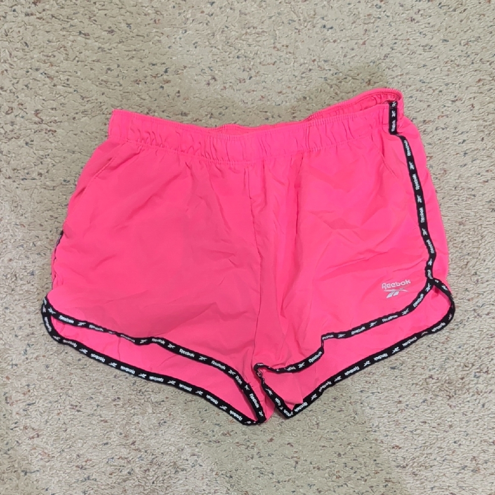 Reebok Women's Vibrant Pink Athletic Shorts